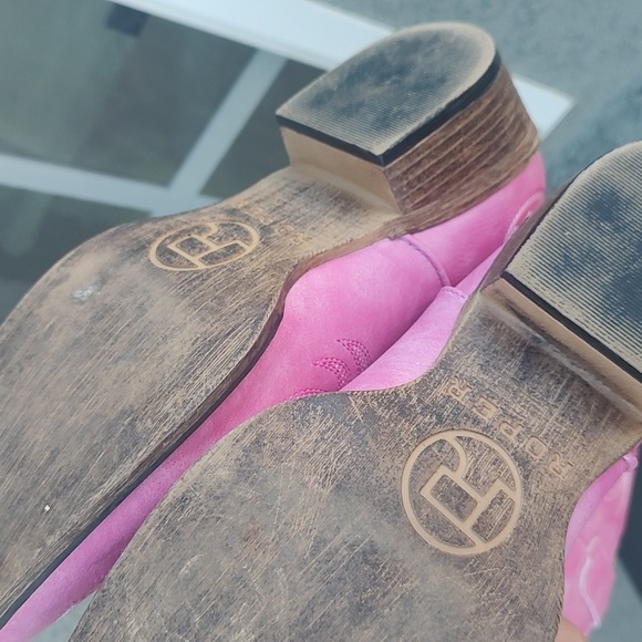Roper Bright Pink Heeled Boots - Picture 4 of 6